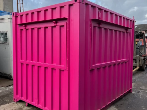 10ft x 8ft Shipping Container Food Kiosk – Street Food & Coffee Shop Unit