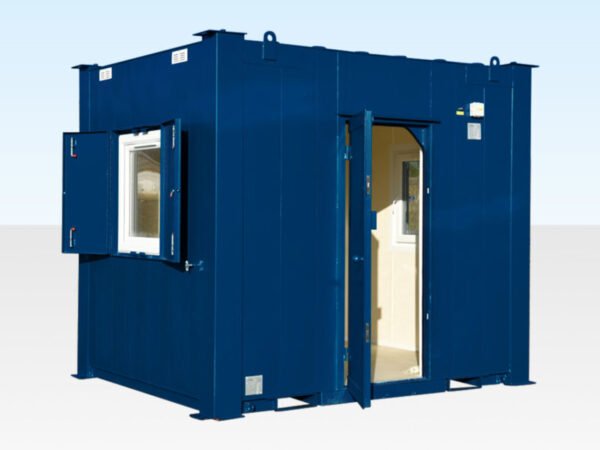 10ft Container 3 Window Security Gatehouse